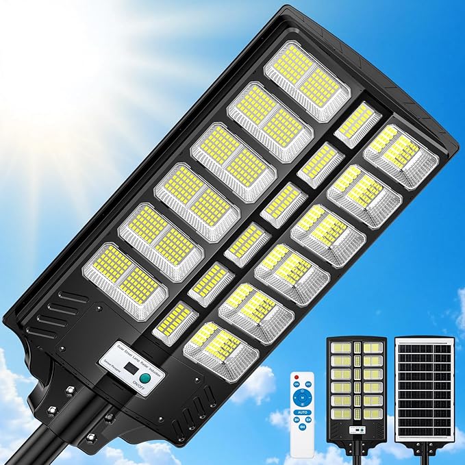 Lámpara solar LED con sensor de movimiento